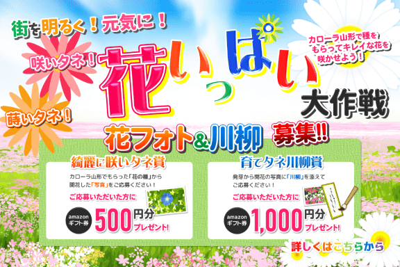 トヨタカローラ山形「蒔いタネ！咲いタネ！花いっぱい大作戦」開催。